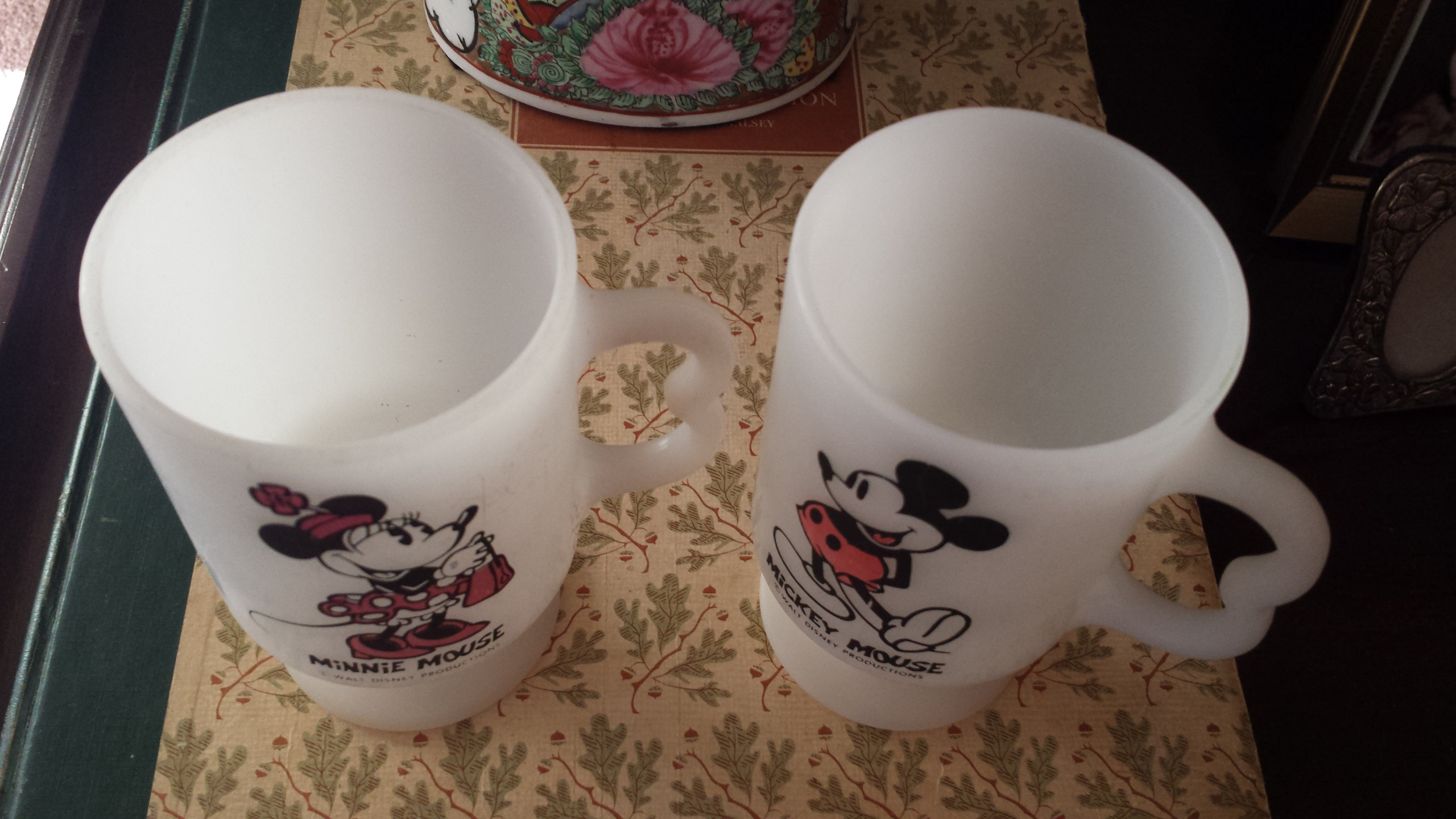 Vintage Walt Disney Productions Porcelain Mickey Mouse Coffee