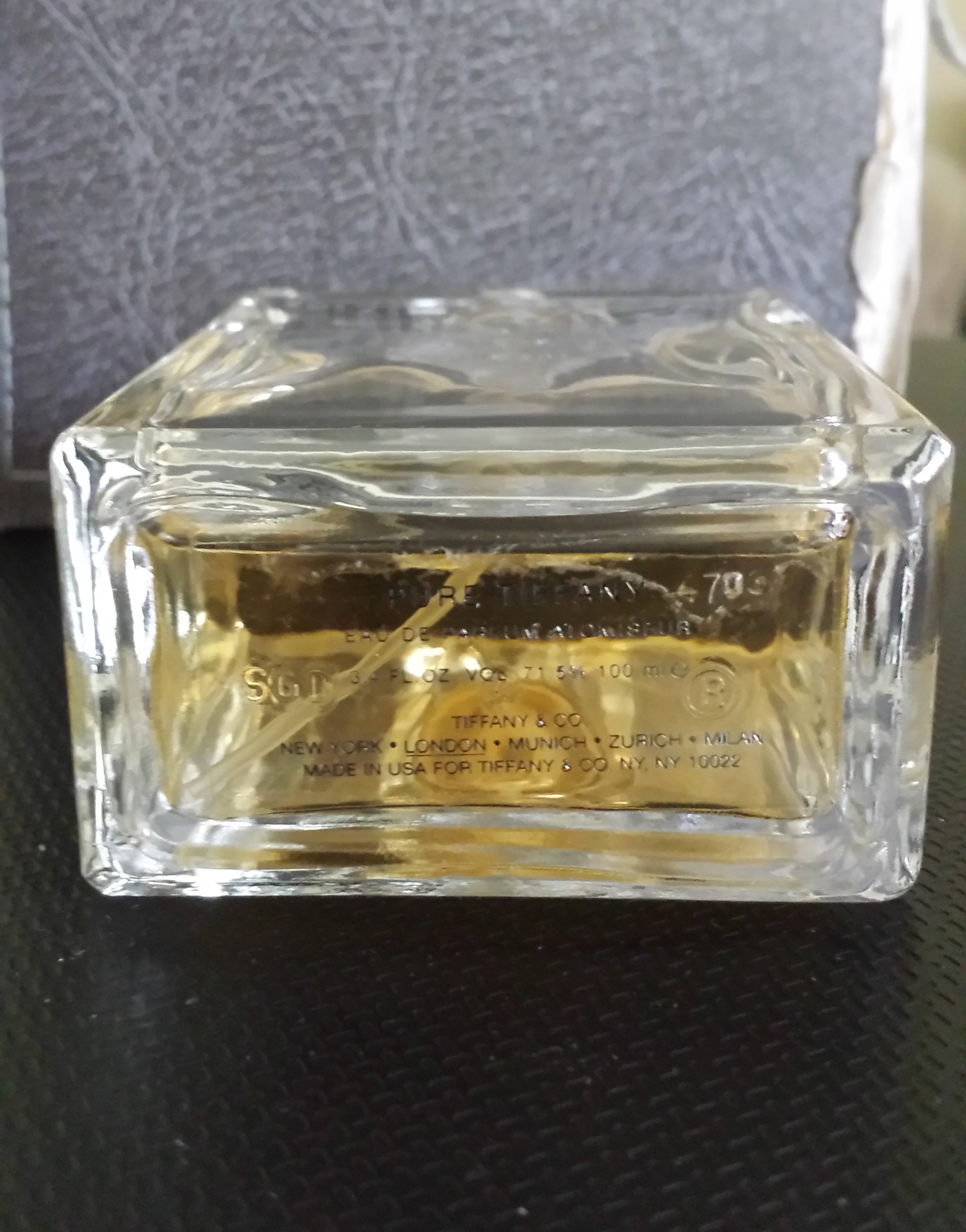 Discontinued Vintage Authentic Pure Tiffany Eau De Parfum Automiser